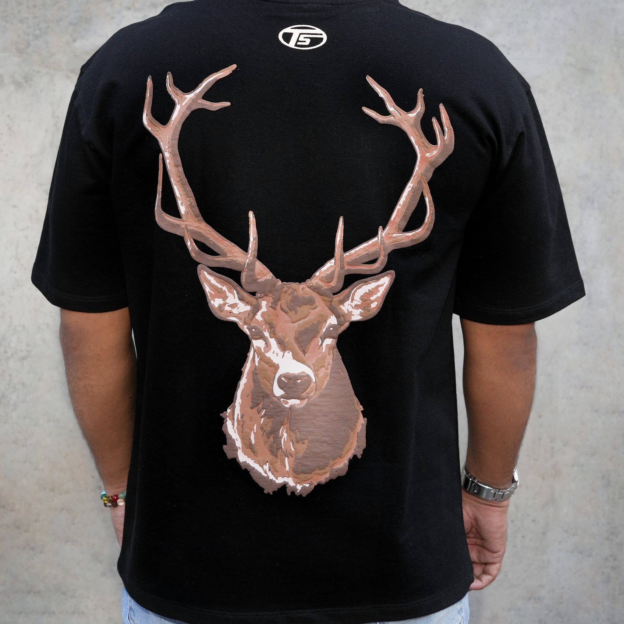 The Wild Stag T-Shirt – Black