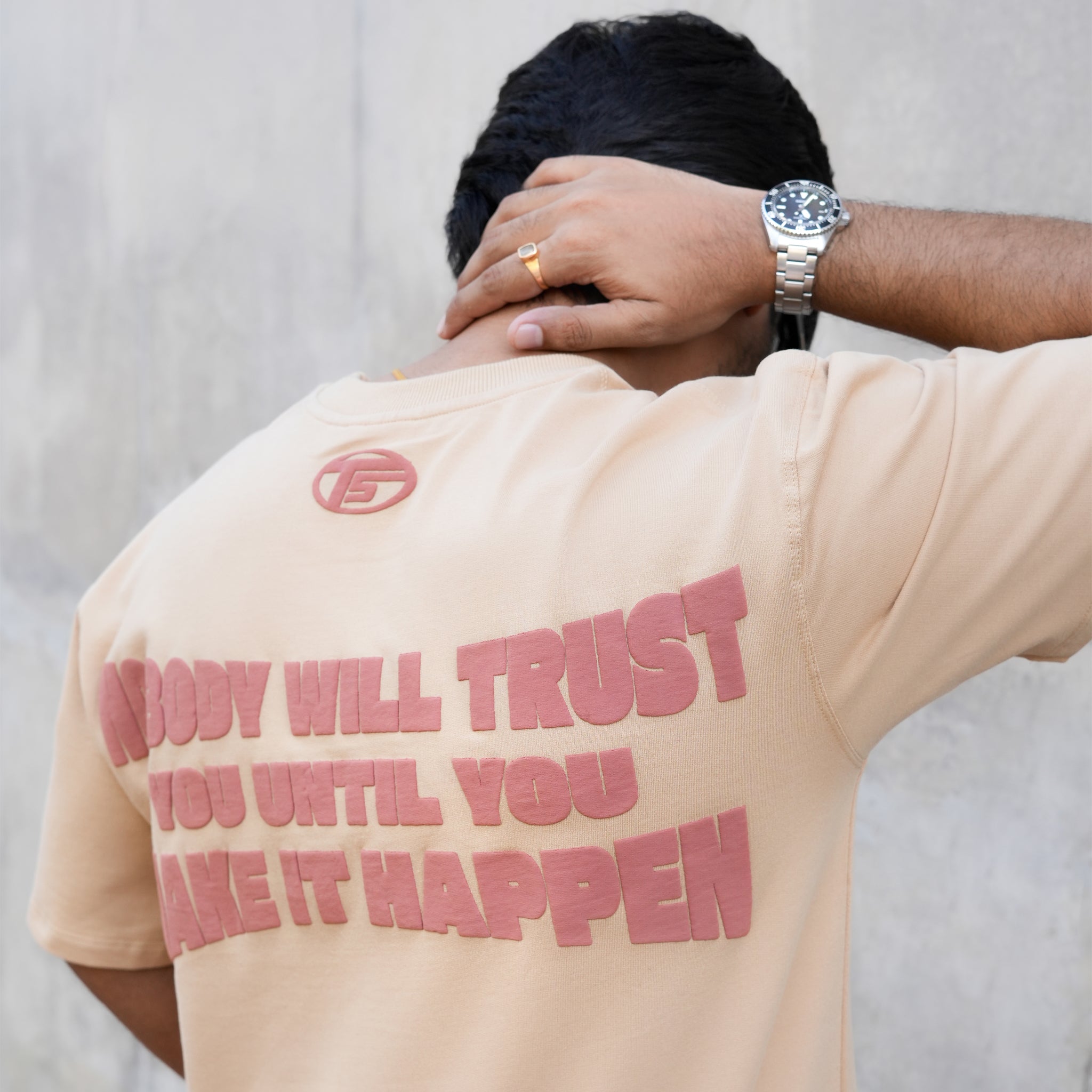 Make It Happen T-Shirt – Sand